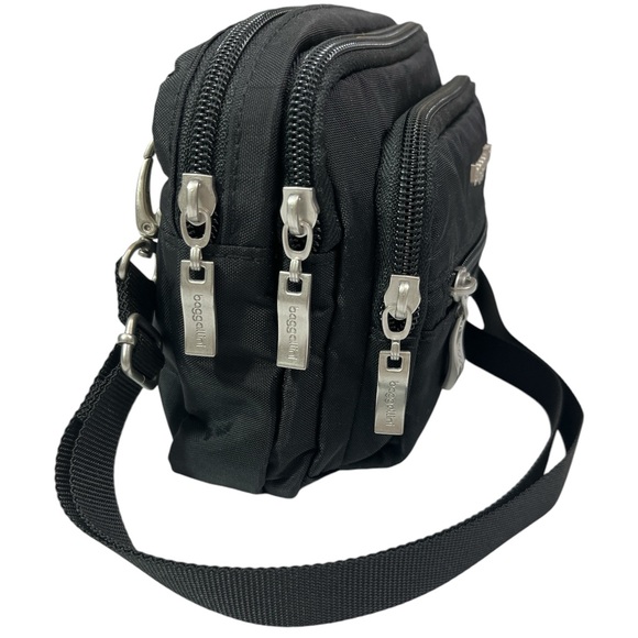 Bagagllini Triple Zip Bagg - Crossbody Belt Black - Like New - Picture 5 of 16
